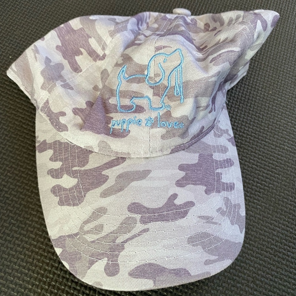 Puppy love camo hat
